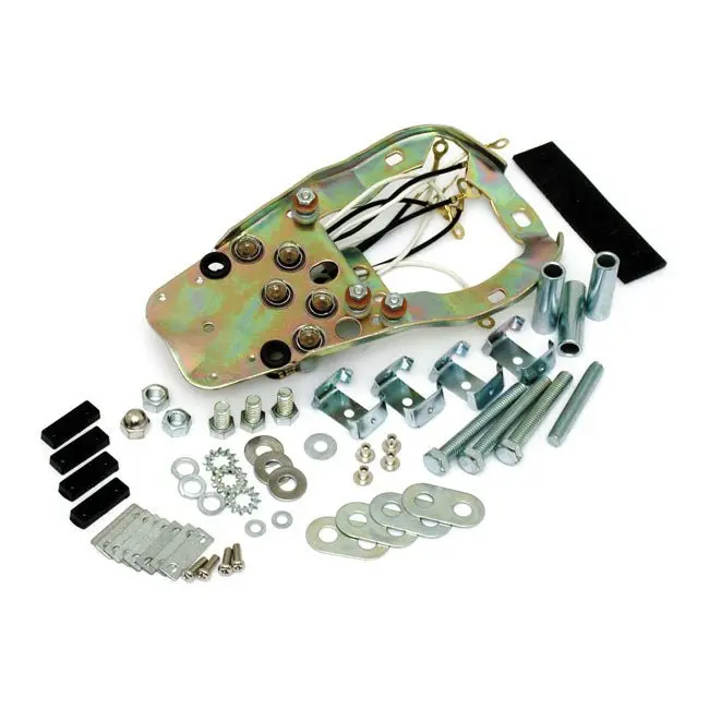 Kit de montage de la plaque de base 68-90 style Dash Cover FL 68-84 ; FX 71-72 ; Softail 84-90 ; FXWG 80-86