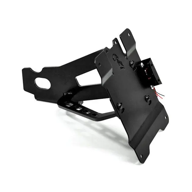 Kit de plaque d'immatriculation latérale Zieger pour Harley