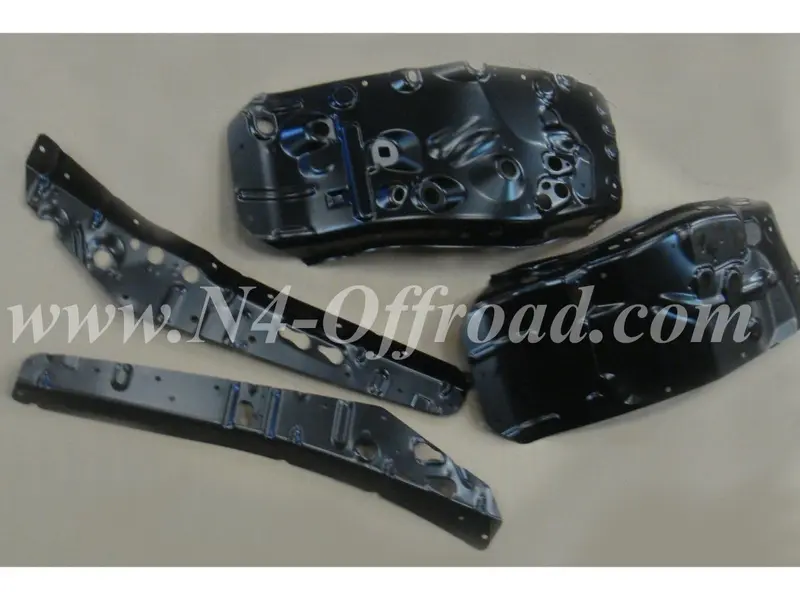 Kit de renforts d'ailes avant à souder pour Toyota Land Cruiser KDJ120 KDJ125 - kit de 4 pièces N4-Offroad