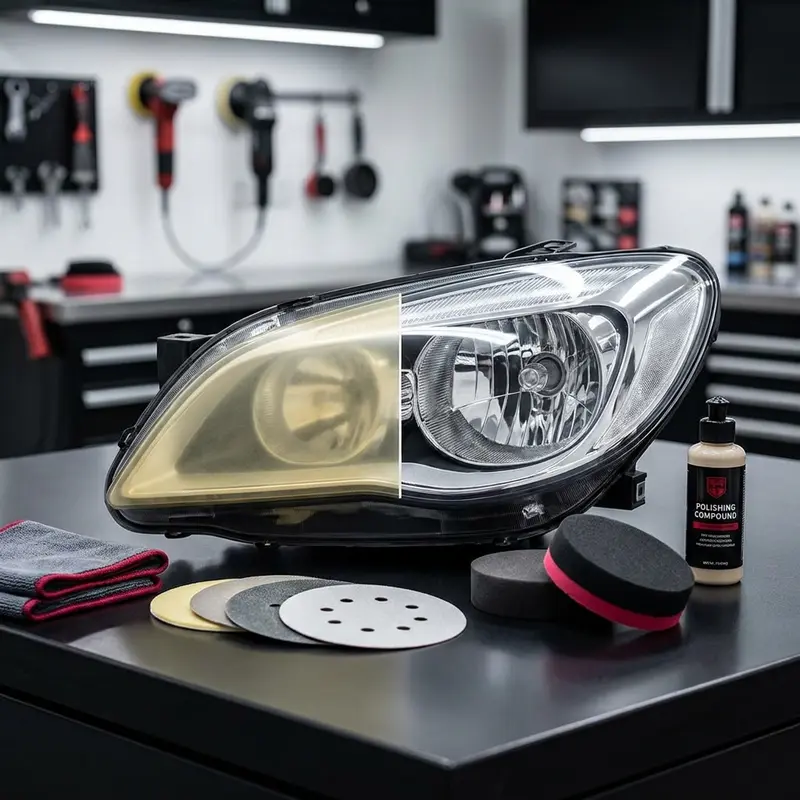 Kit de rénovation de phares – des optiques transparentes comme neuves