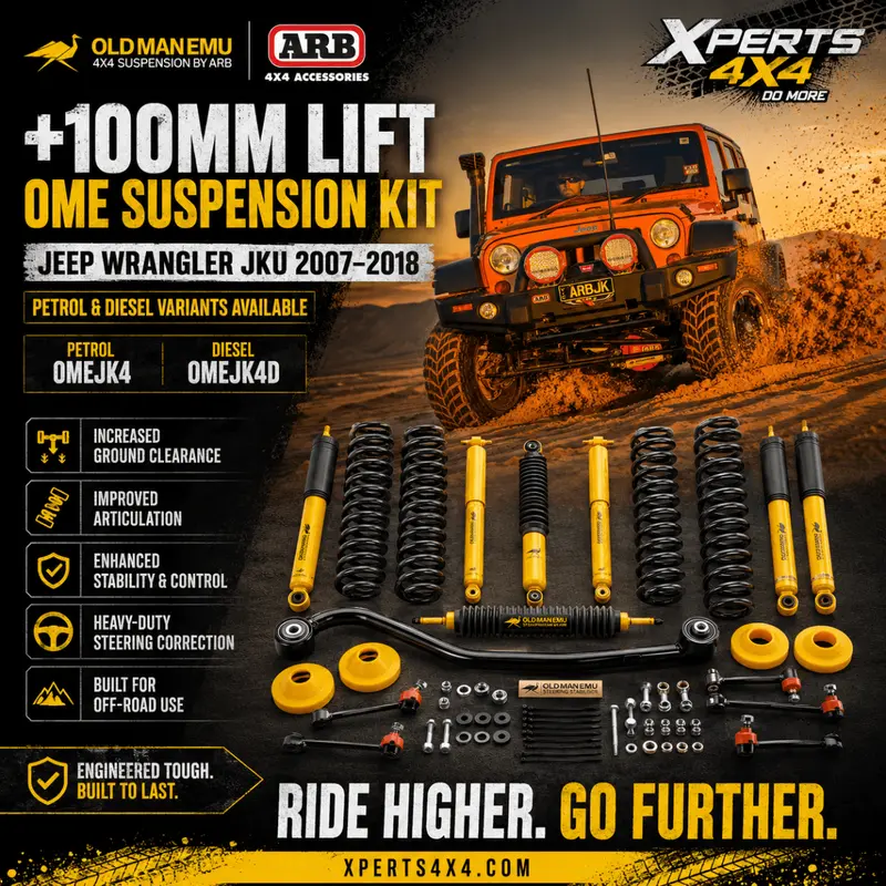 Kit de Suspension OME | Jeep Wrangler JK | +100mm Rehausse