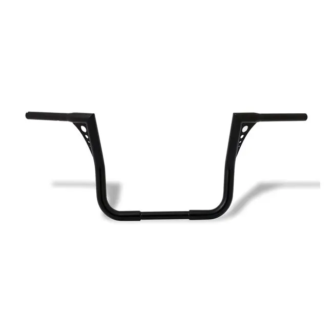 Kodlin 1-1/4" Bagger Handlebars 12" Black FLHT, FLHX 08-21