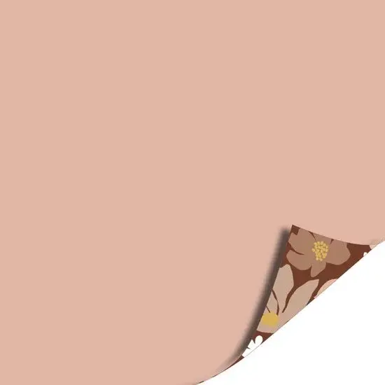 KP Papier Cadeau Moka Fleurs Blush 50cmx100m - Nouvelle Remise