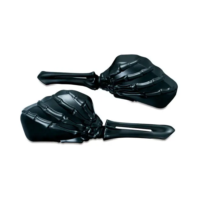 Kuryakyn Set de rétroviseurs moto main de squelette