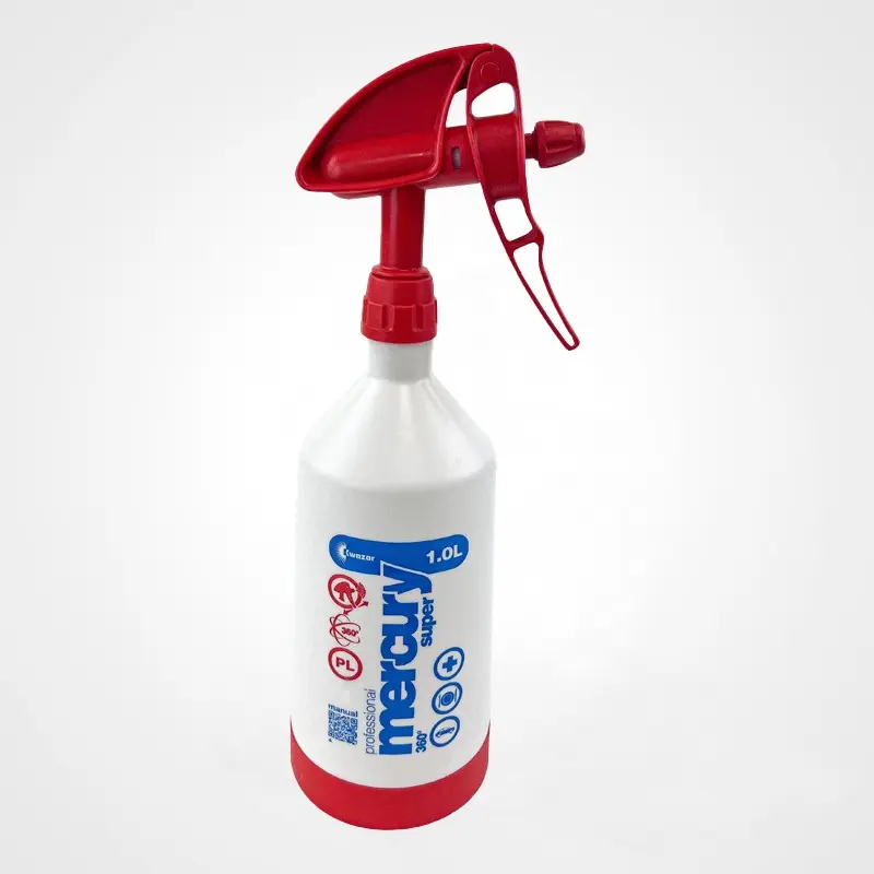 Kwazar MERCURY PRO+ 360° — Pulvérisateur Grande Capacité Rouge | 1L