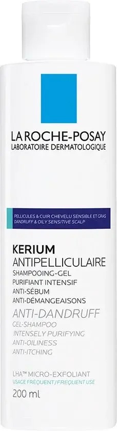 La Roche-Posay Kerium Shampoo-Gel Anti-Pelliculaire Cheveux Gras - Nouveau Outlet