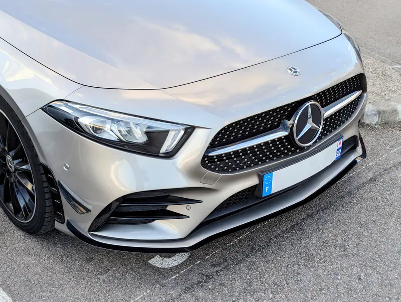 Lame avant et flaps pare-choc avant pack A45s AMG Aero pour Mercedes Classe A A45 AMG W177 (2018 - 2025)