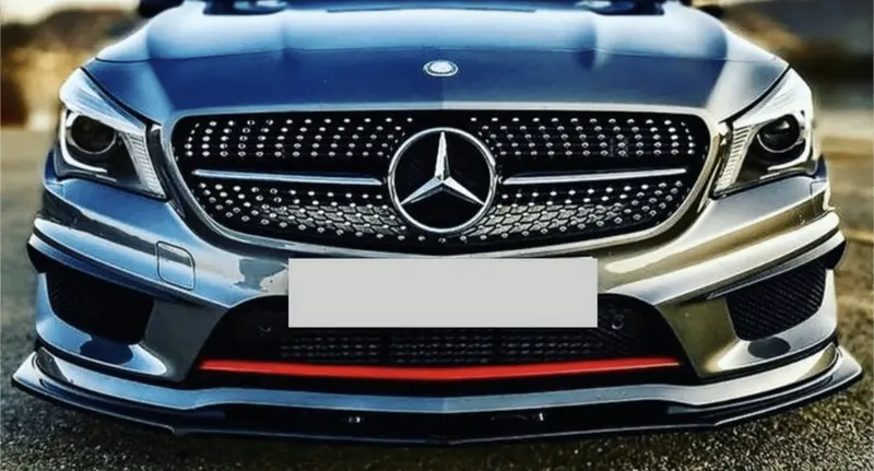 Lame avant splitter pare-choc pour Mercedes CLA C117 (2012 - 2016)