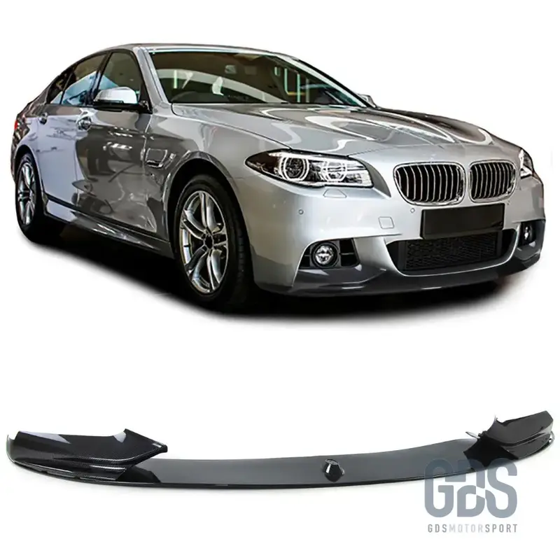 Lame M Performance Look Carbone pour Pare-choc Avant BMW F10 & F11 Pack M (2010-2017)
