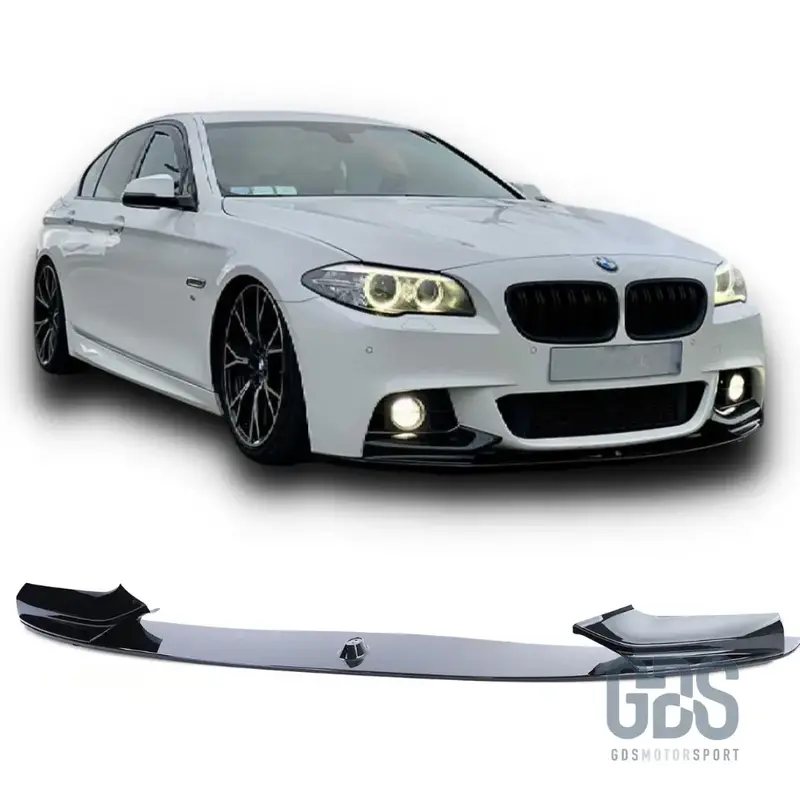 Lame M Performance Noir Brillant pour Pare-choc Avant BMW F10 & F11 Pack M (2010-2017)