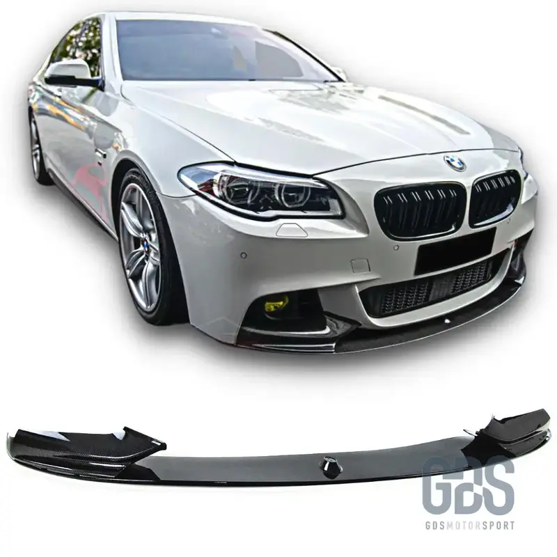 Lame M Performance Vrai Carbone pour Pare-choc Avant BMW F10 & F11 Pack M (2010-2017)