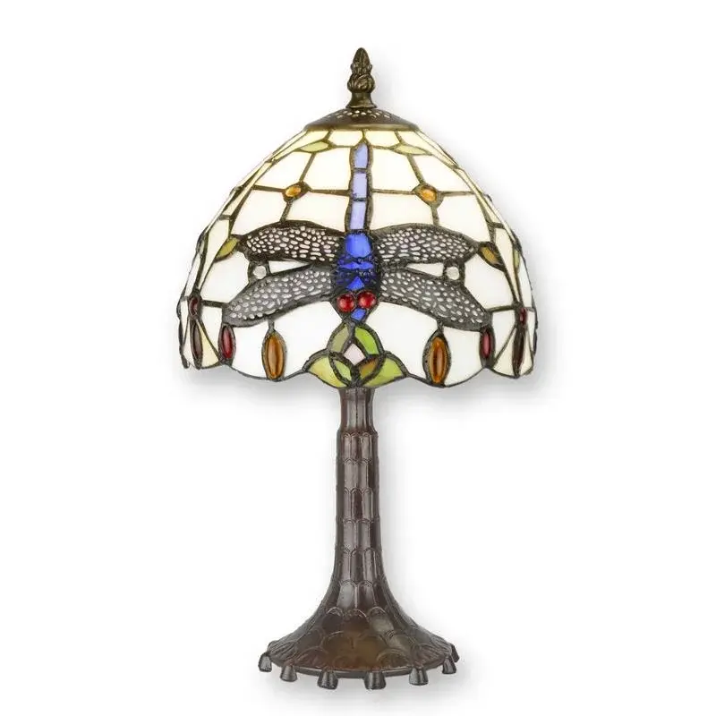 Lampe de table style Tiffany en vitrail TA-145 - Nouveau Outlet