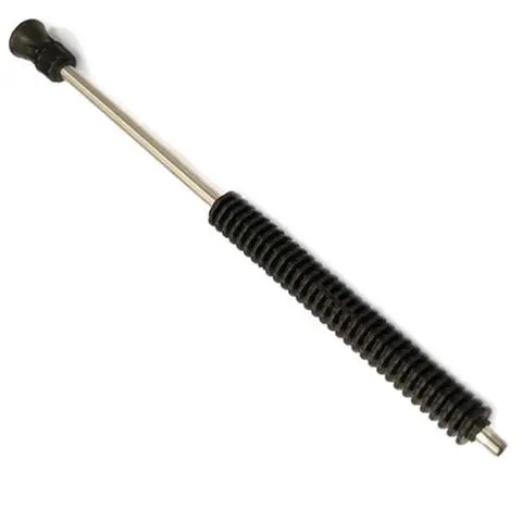 Lance droite inox 500 mm — protection thermique, filetage 1/4"