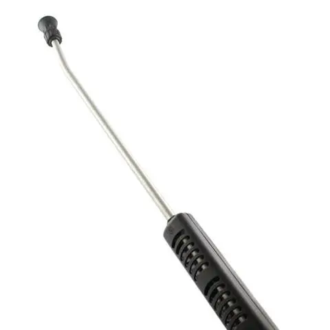 Lance inox courbée 1200 mm avec protection thermique