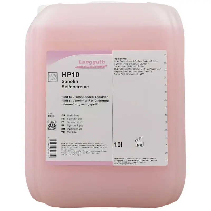 Langguth HP10 Sanolin Crème savon 10l