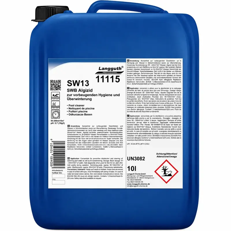 LANGGUTH SW13 SWB Algicide 10 Litres