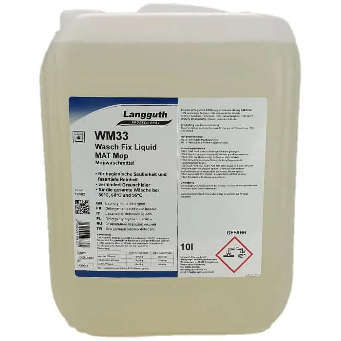 Langguth WM33 Wasch Fix Liquide Mat Mop 10l