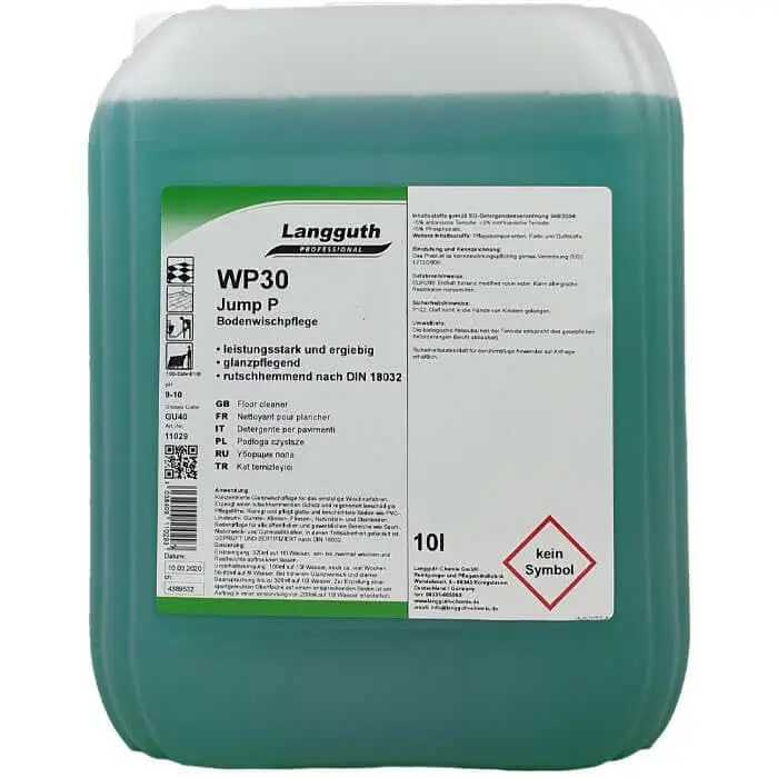Langguth WP30 Jump P Entretien sols sportifs 10l