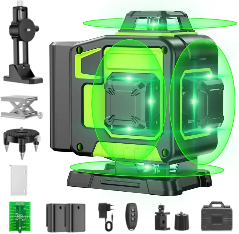 Laser croix 16 lignes vert 4D Nivellement - Nouveau Outlet
