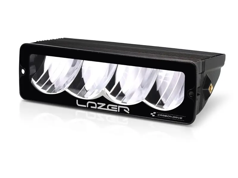 LAZER LAMPS Carbon-4 Conduite Gén.3 - Fixation Latérale — Phare LED Compact