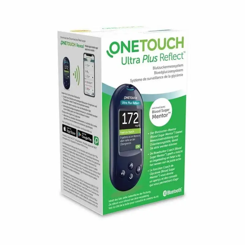 Lecteur de glycémie OneTouch Ultra Plus Reflect - Nouveau Outlet