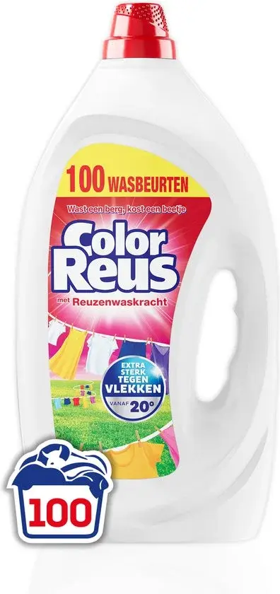 Lessive liquide en gel Color Reus 100 lavages - Nouveau, Déstockage