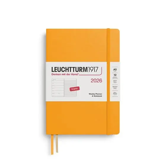 Leuchtturm1917 Agenda 2026 A5 Rising Sun - Nouvelle Outlet