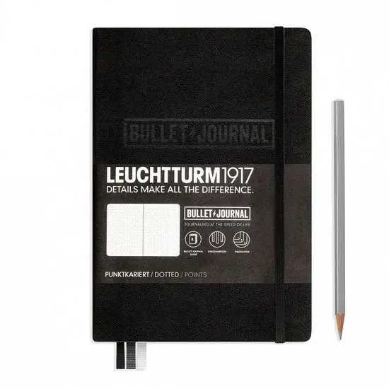 Leuchtturm1917 Carnet à Puces A5 Noir Édition 2 - Nouveau Outlet