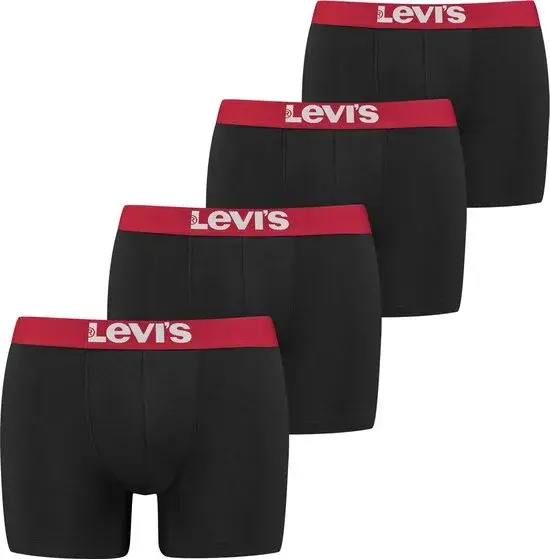 Levi's | Lot de 4 Boxers Basiques | Homme | S