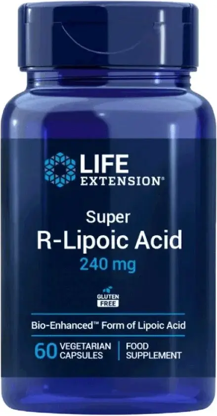 Life Extension Super R-Lipoic Acid 240mg 60 Capsules - Nouveau Outlet