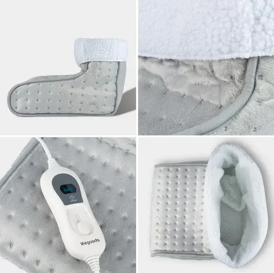 LifeGoods Elektrische Voetenwarmer Microplush 100W - Nieuw