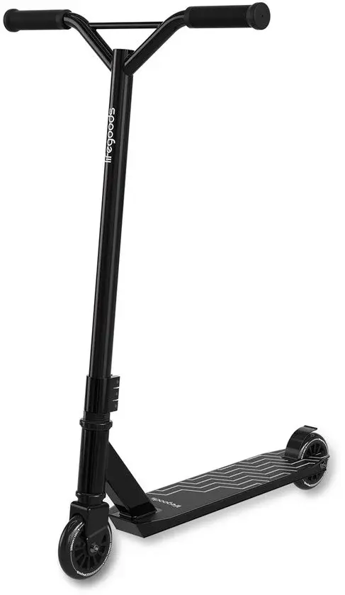 LifeGoods Trottinette Freestyle Fly X 100mm Noir/Blanc - Neuf Outlet