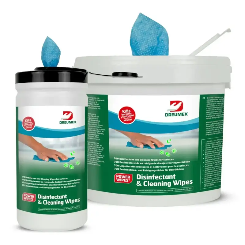 Lingettes désinfectantes et nettoyantes DREUMEX Blau