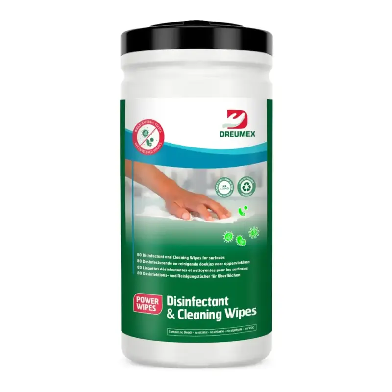 Lingettes désinfectantes et nettoyantes DREUMEX Reinigungs- & Desinfektionstücher