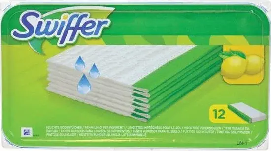 Lingettes Humides Swiffer 12 pièces - Nouveau Outlet