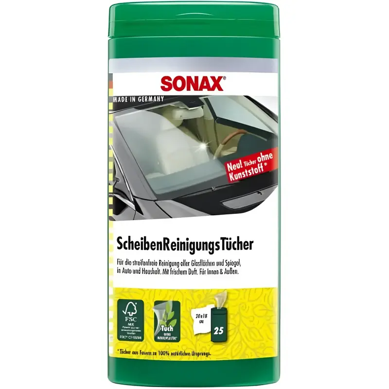 Lingettes nettoyantes vitres Sonax