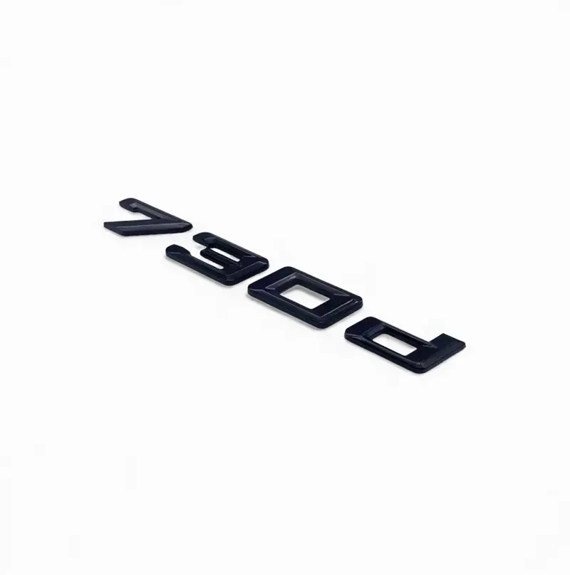 Logo de Coffre Noir Badges BMW Série 7 730d 740d 750d 730i 735i 740i 745i 750i E38 E65 F01