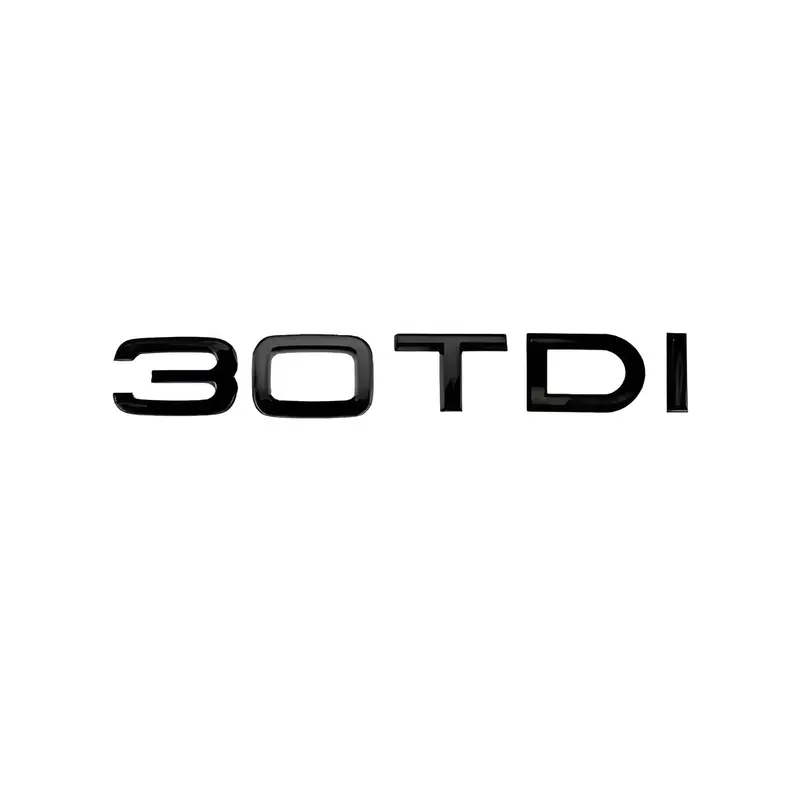 Logo de coffre noir motorisation Badge AUDI 30 35 40 45 50 55 TDI