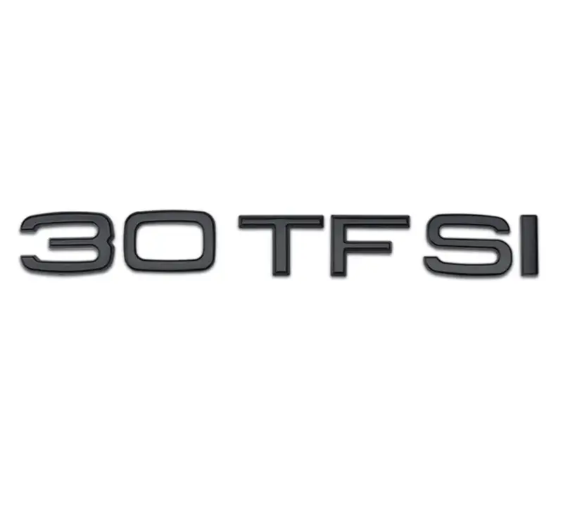 Logo de coffre noir motorisation Badge AUDI 30 35 40 45 50 55 TFSI
