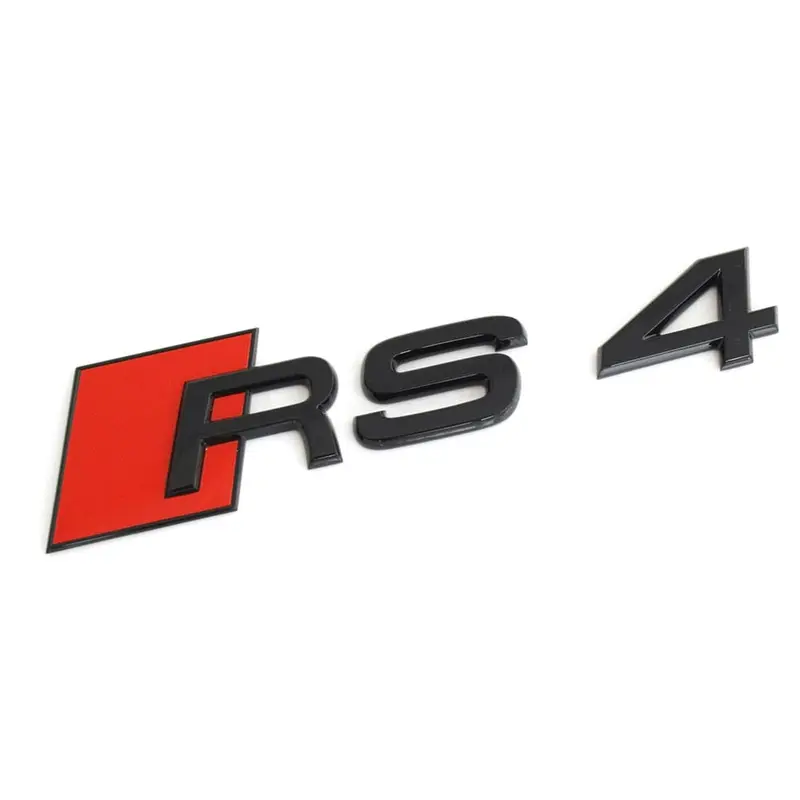 Logo noir de coffre Black Edition Badge AUDI RS4