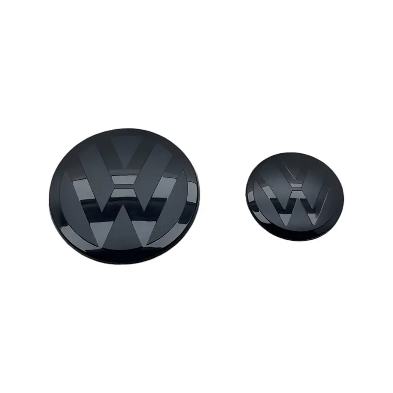 Logos noirs avant et arrière Emblèmes VW GOLF 7 (compatible ACC) - 2012 à 2021