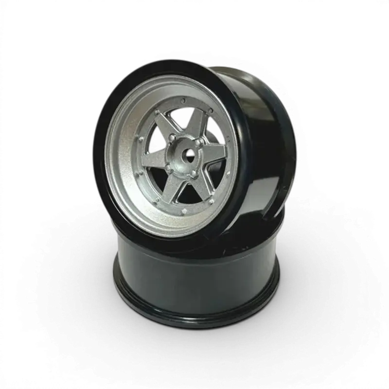 Longchamp - FIFTEEN Series - Jantes Drift 15” Petit Diamètre - offset +6 - argentées