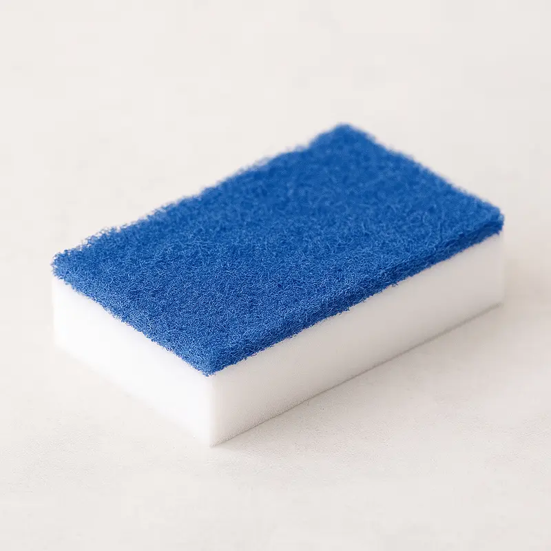 Lot de 10 éponges duo mélamine compressée – gomme détachante double action