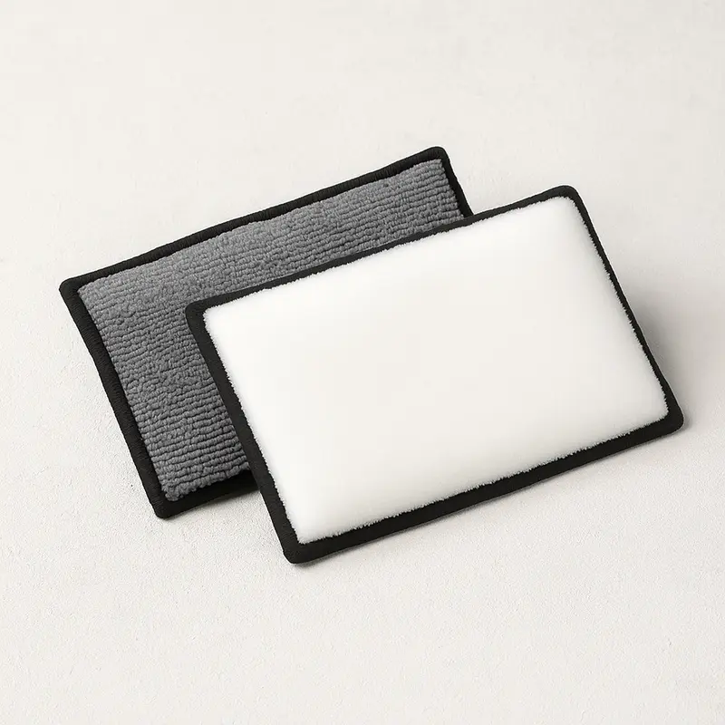 Lot de 4 éponges à récurer intérieur auto – cuir, textile, vinyle et plastique