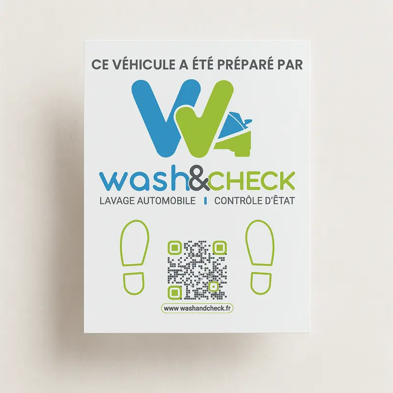 Lot de 500 tapis de sol Wash&Check