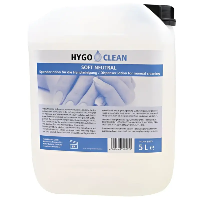 Lotion lavante professionnelle HygoClean Soft Neutral 5l