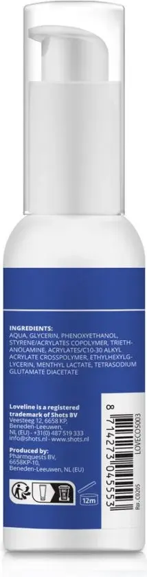 Loveline by Shots Erectie Gel 50ml - Nieuw Outlet