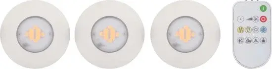 LTi Funbo LED Inbouwspot 345lm Wit 3 stuks - Nieuw