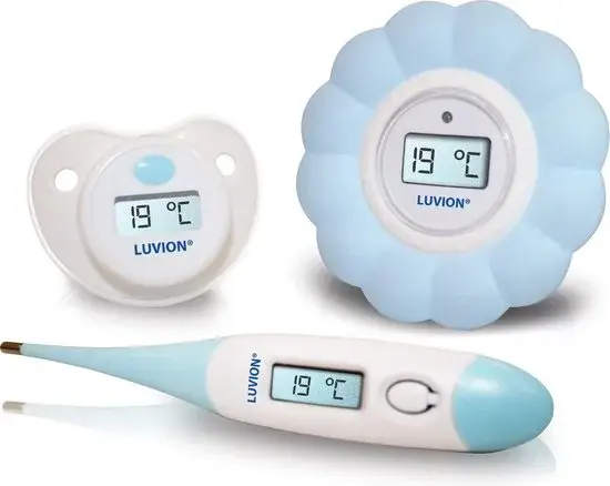 Luvion Set thermomètre bébé 3 en 1 blanc - Occasion