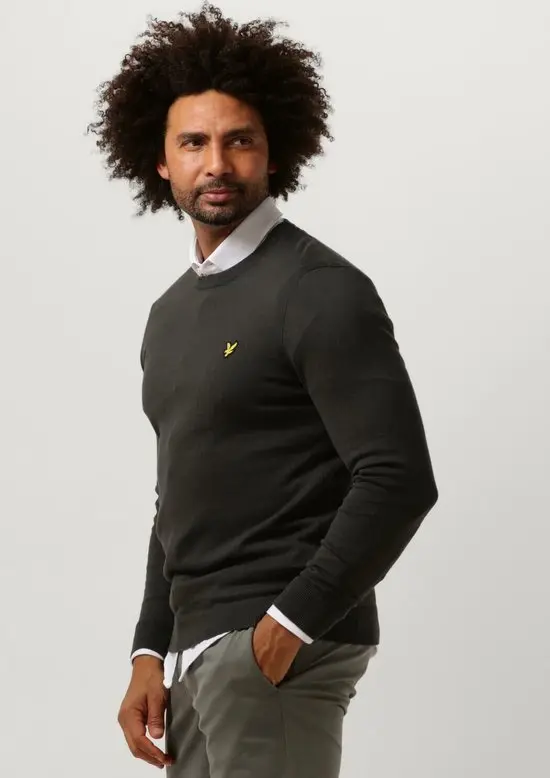 Lyle & Scott | Pull col rond en coton | Homme | S